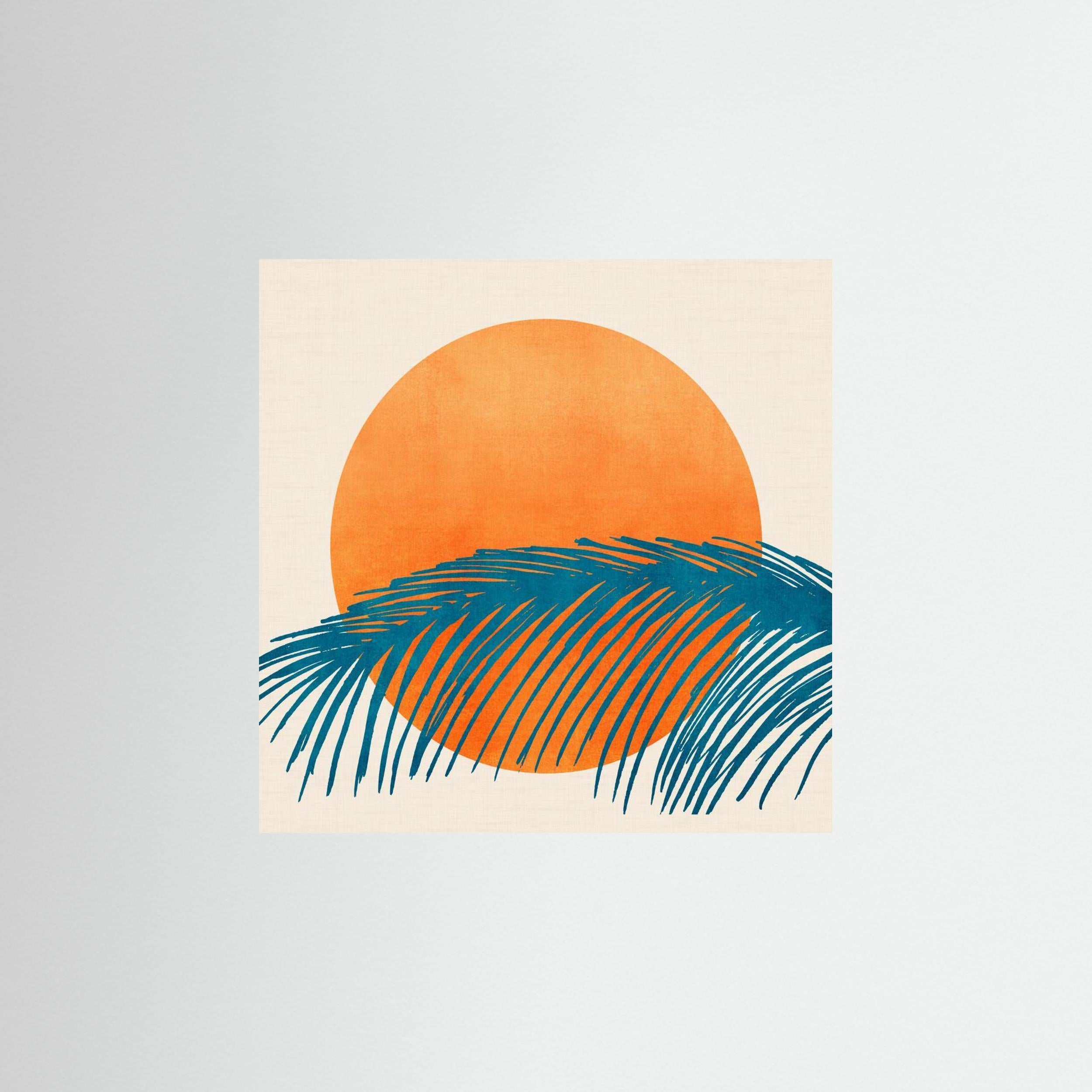 Retro Tropical Sunset by Kristian Gallagher